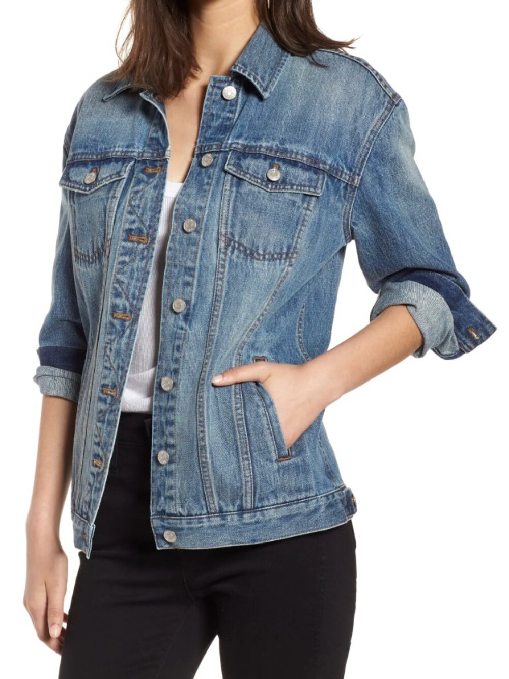 Madewell ovesized denim jacket